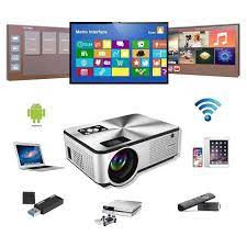 Cheerlux C9 Android & WiFi Enabled LCD Projector, 2800 Lumens, 1280x720 Native Resolution